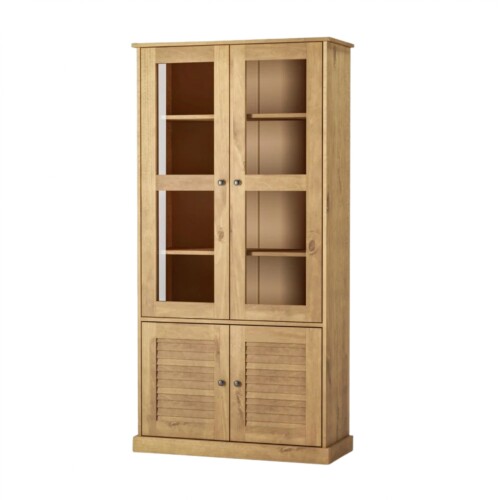 Cristalero 4 Puertas - Línea Valenciana - Natural Cristalero 4 Puertas - Línea Valenciana - Natural