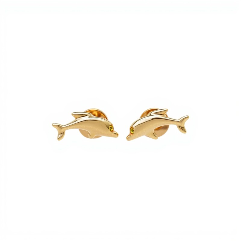 Abridores Delfin-Oro Bajo-Sin piedra-AB8000 sinpiedra
