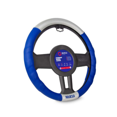 Cubre Volante Sparco Carbon Azul