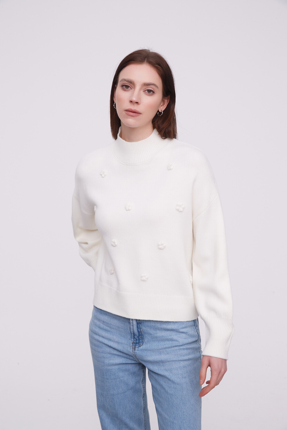 Sweater Ponchi Marfil / Off White