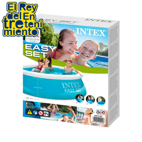 Piscina Intex Gomón Infable 886 Lts 183x51cm Infantil Piscina Intex Gomón Infable 886 Lts 183x51cm Infantil