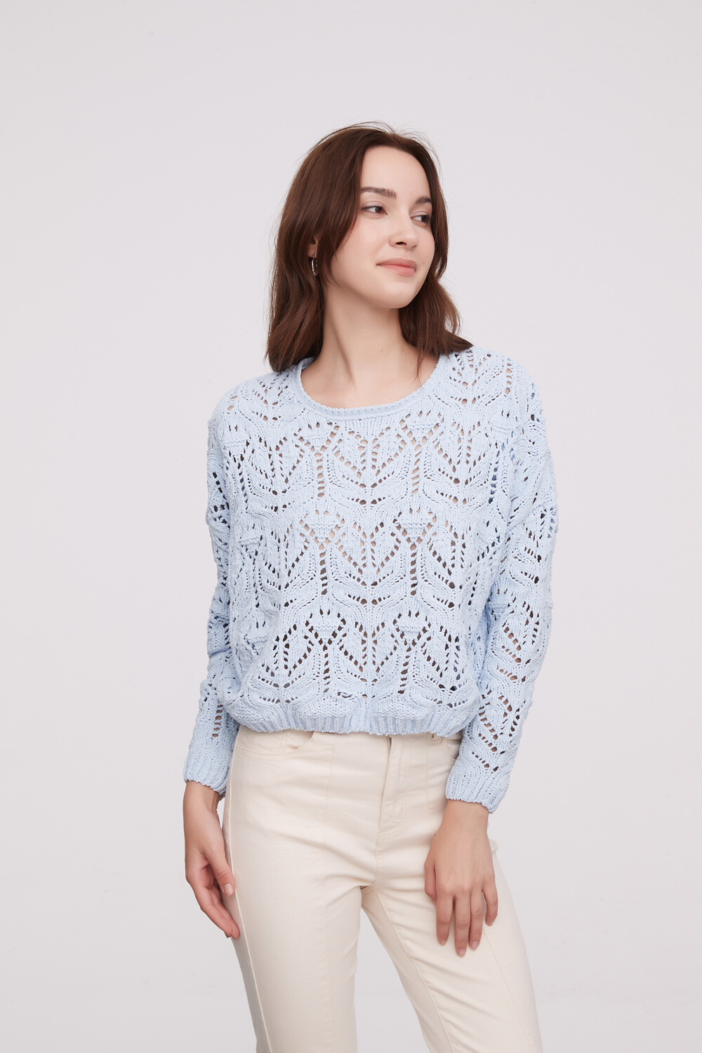 Sweater Idara Celeste Claro