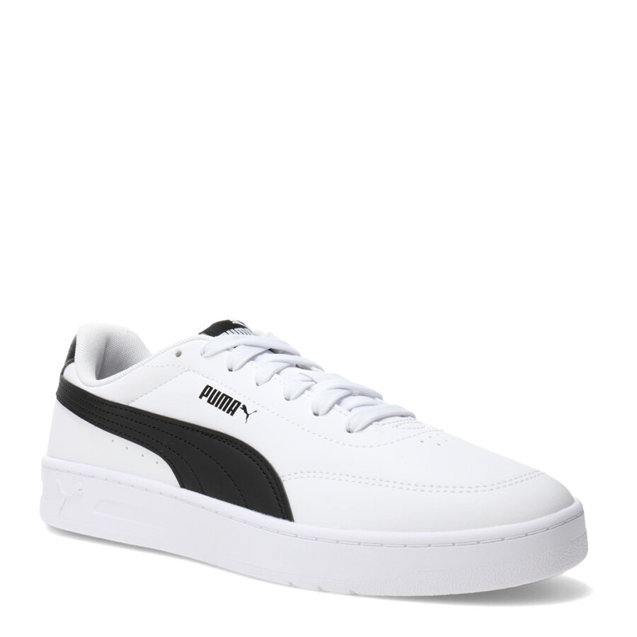 Championes de Hombre Puma Court Classic Clean Blanco - Negro
