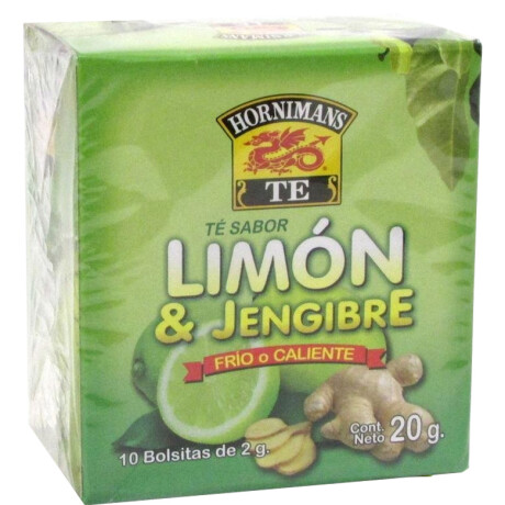 TE HORNIMANS X10U LIMON C/JENGIBRE TE HORNIMANS X10U LIMON C/JENGIBRE
