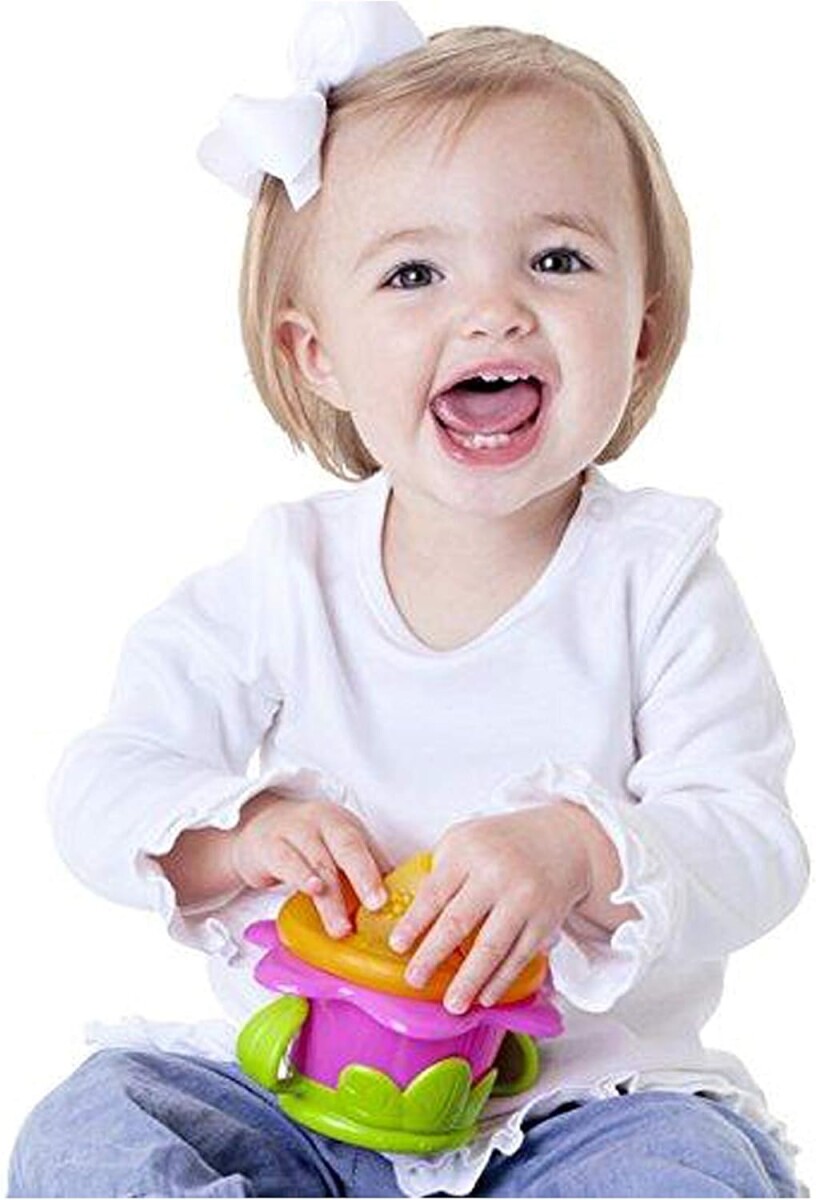 Porta Snacks Antiderrame Forma Flor Nuby 