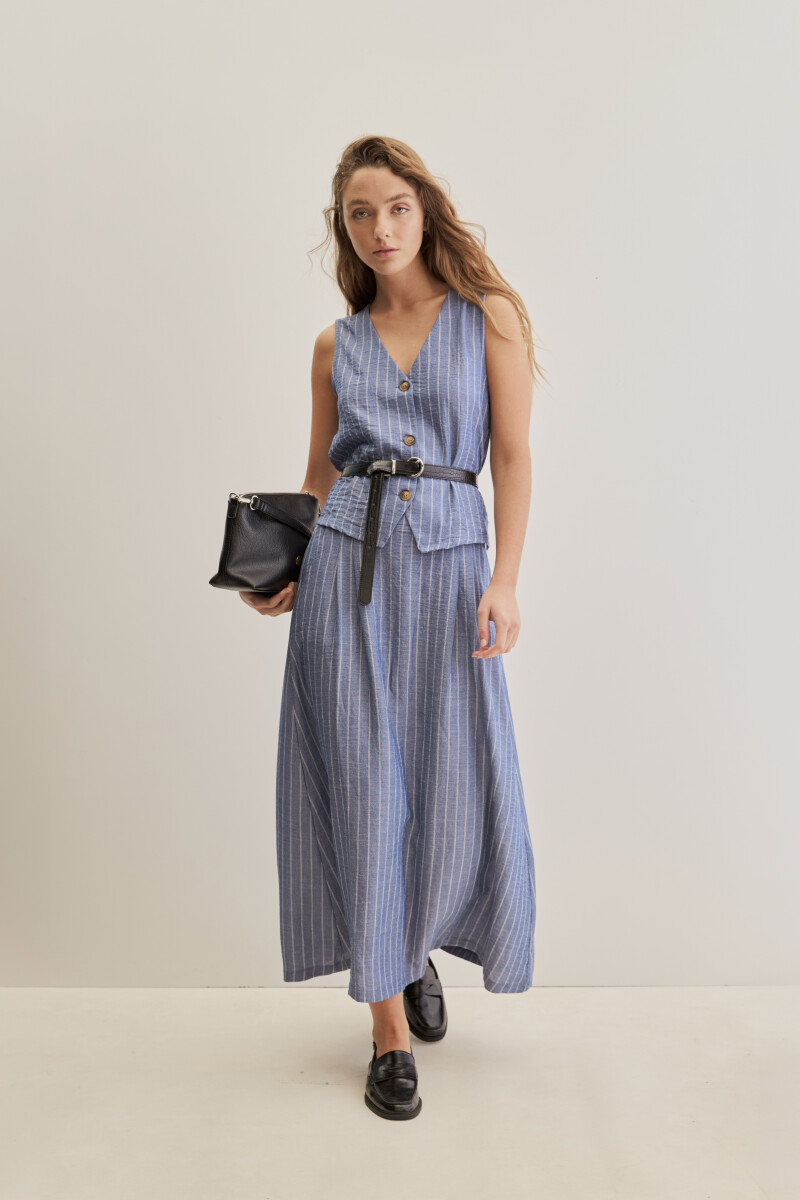 FALDA SARANDI STRIPED 