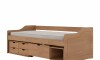 Cama Madera Maciza Con Cajones - 1 plaza - Linea floro Amendoa
