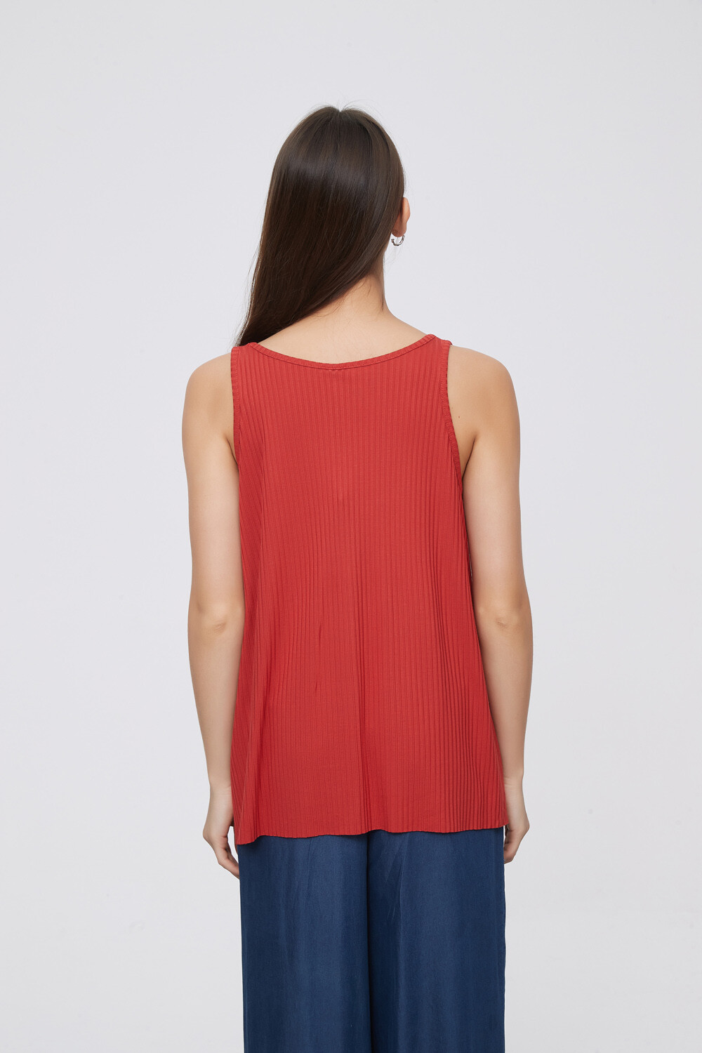 Musculosa Joris Rojo Anaranjado