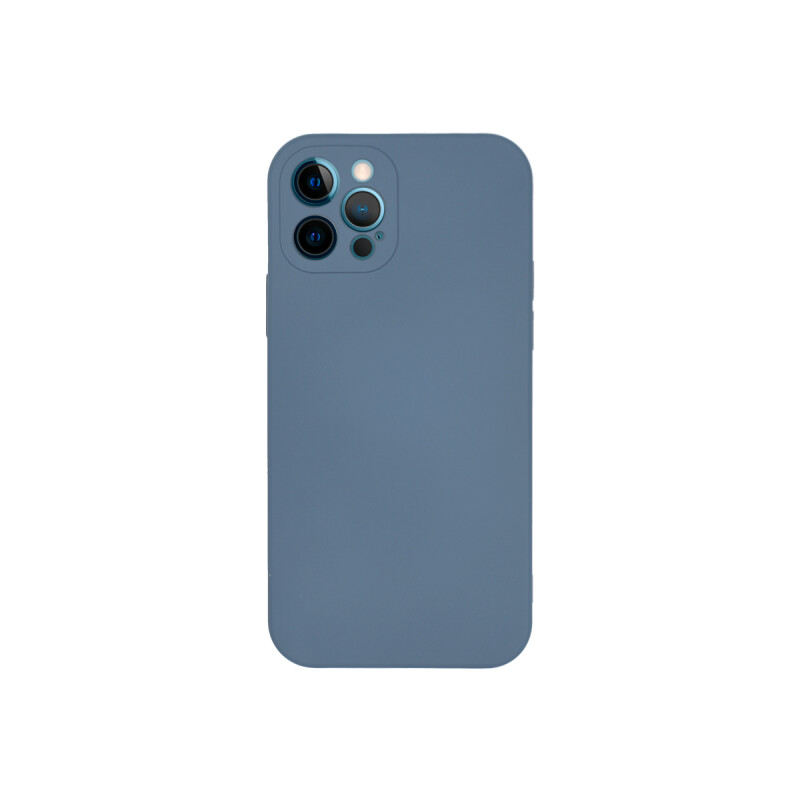 Protector iPhone 12/12 Pro engomado color azul Protector Iphone 12/12 Pro Engomado Color Azul
