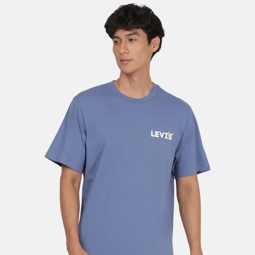 Remera Hombre M/Corta C/Estam.Levi´s Azul
