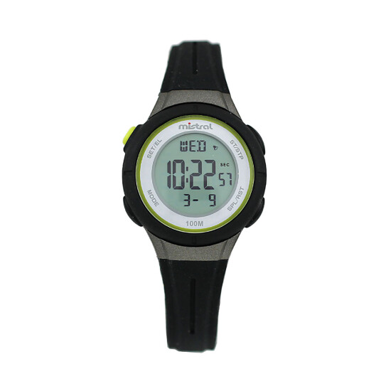 Reloj Mistral Deportivo Silicona Negro 0