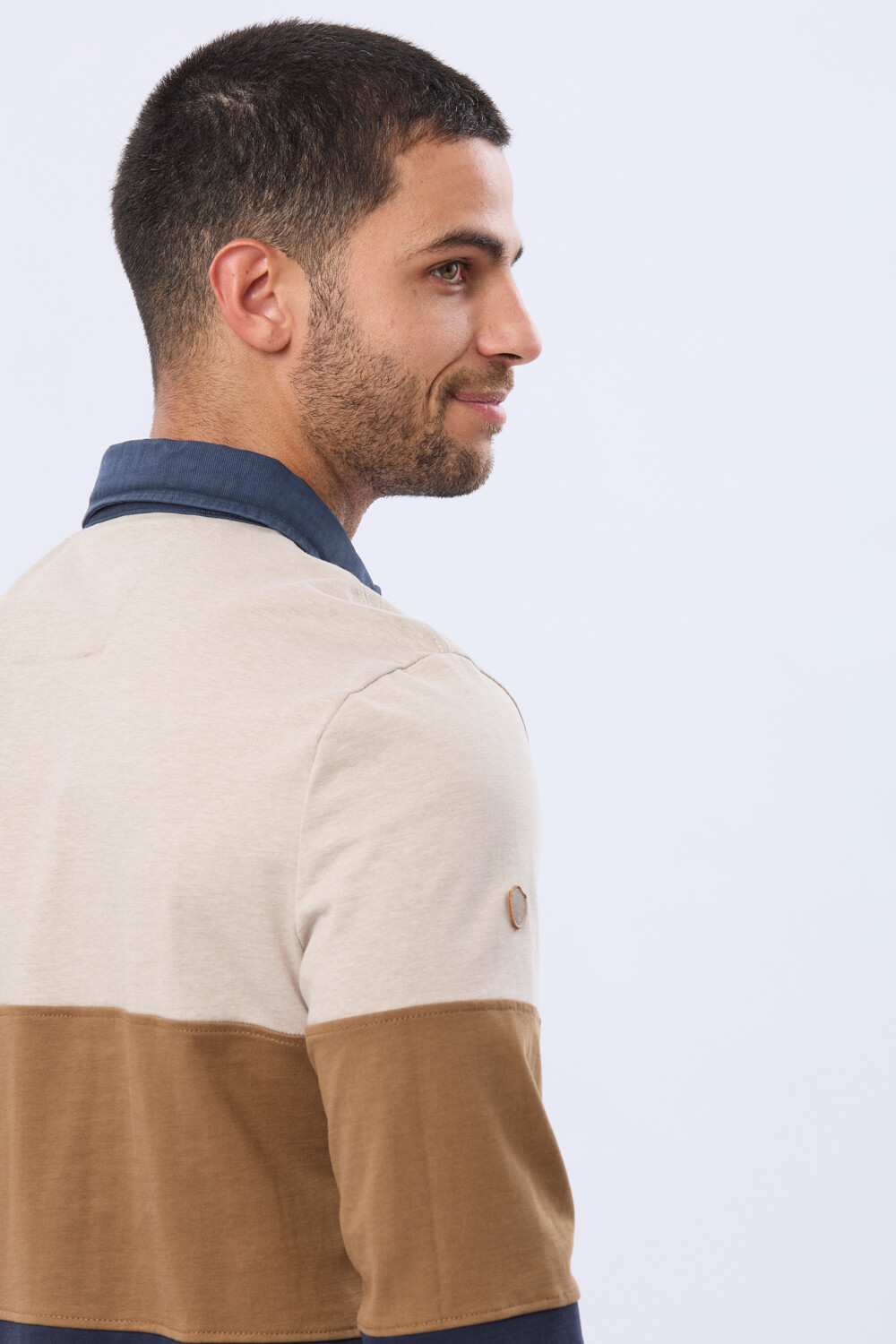 REMERA POLO DE ALGODÓN Beige