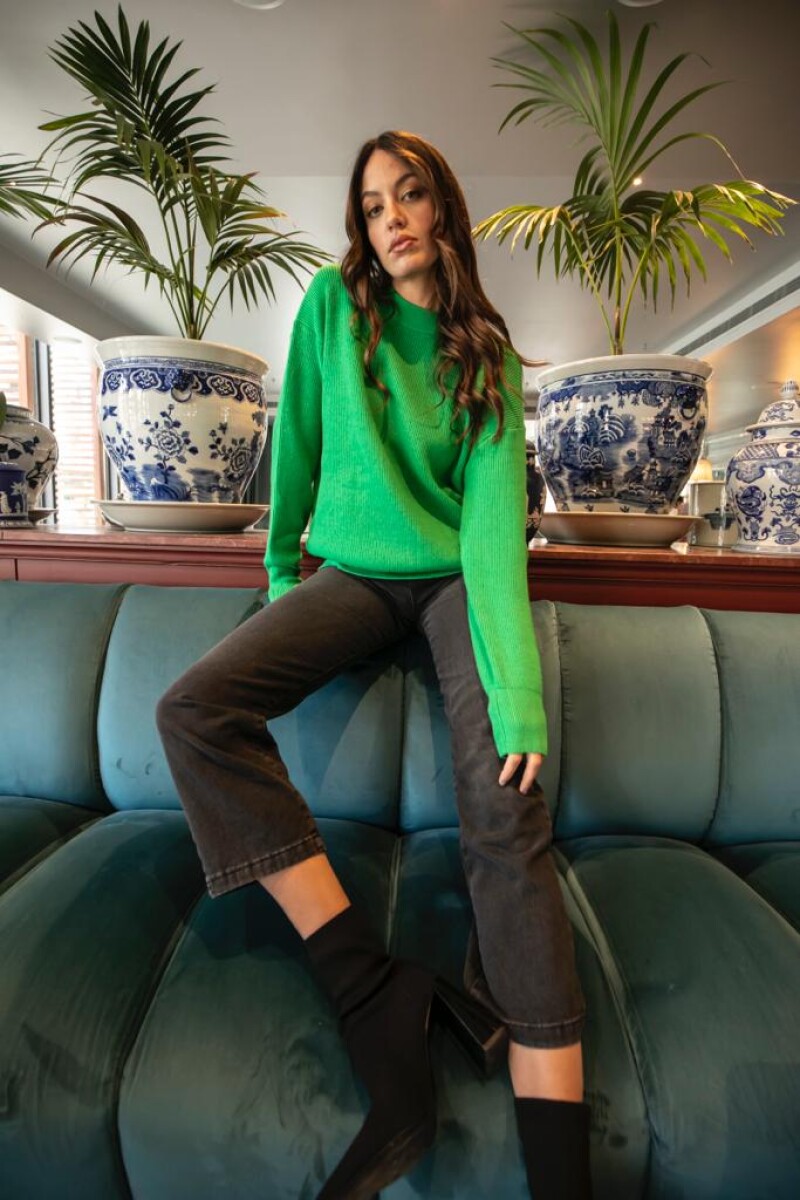 Sweater Gea verde Hilo 