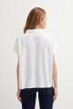 Camisa de lino blanco