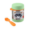 Contenedor de alimentos infantil ac. inoxidable Mapache