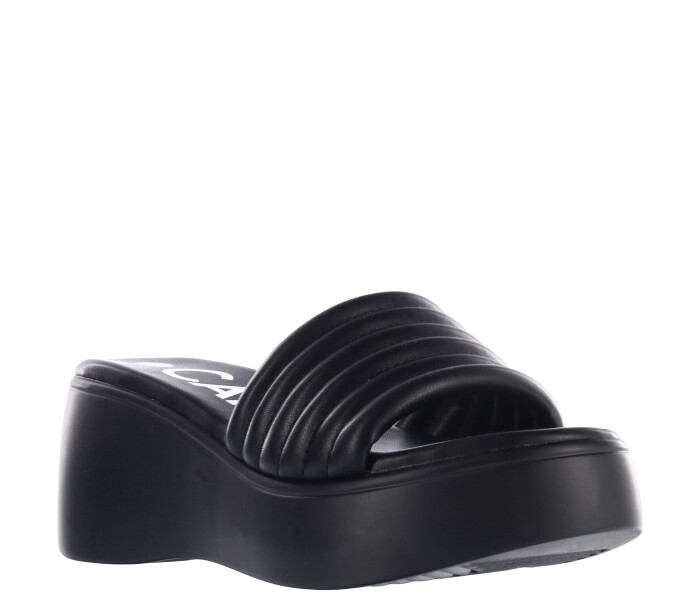 Sandalias de Mujer Miss Carol RIN con una tira y plataforma Negro