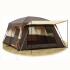 Carpa Estructural Reforzada con Avance 4-6 Personas Marron