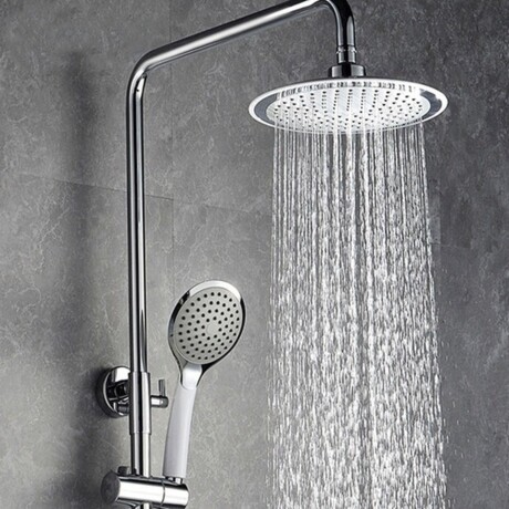 Columna de ducha Cannes Plateada Sensi DAcqua Columna de ducha Cannes Plateada Sensi DAcqua