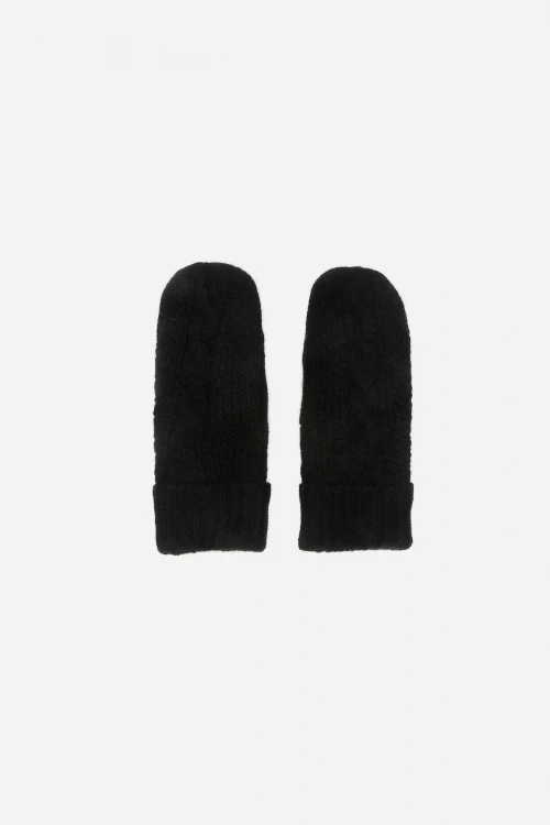 Guantes miton ochos negro