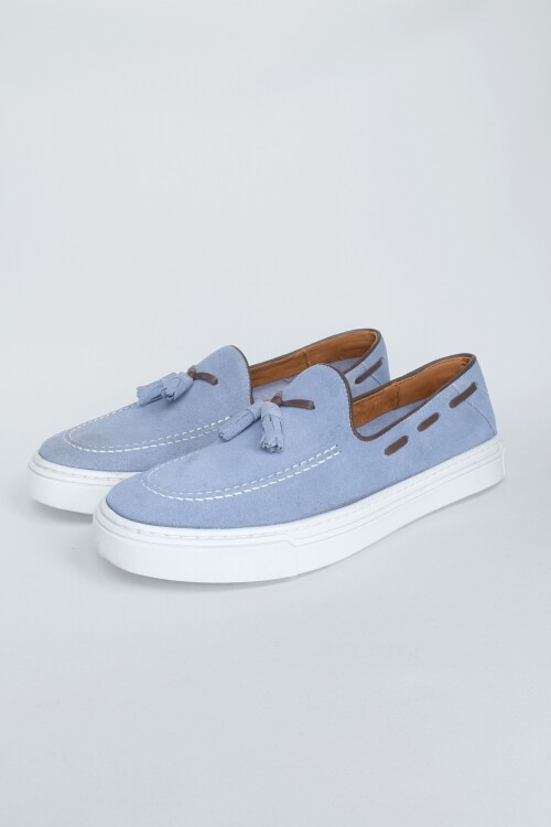 Zapato Slip On Gamuza Moonlight blue