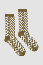 Medias con diseños. de abrigo con tener felpa interior. Variante 31