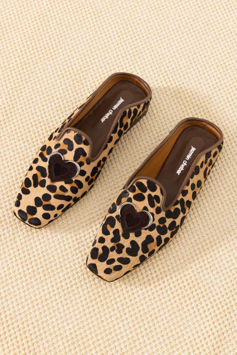 SLIDE HEART WILD Leopardo