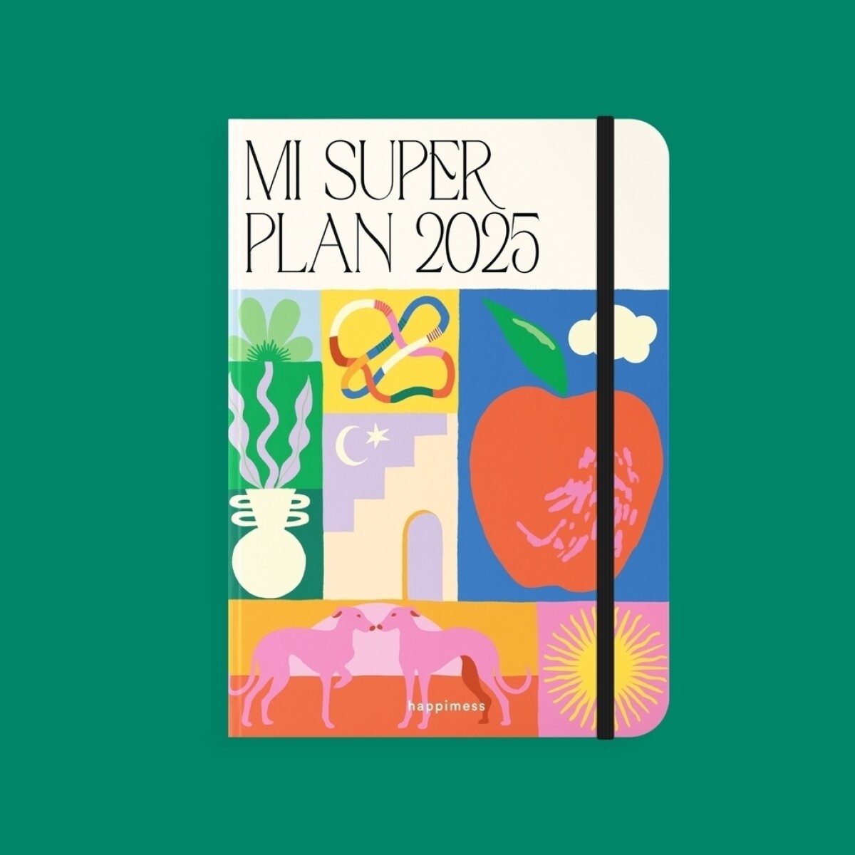 Agenda 2025 Semanal Happimess - Jardín Secreto 