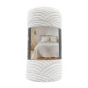 CUBRE CAMA BLANCO COMB 3PZAS 220X240CM Unica