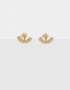 Aros Pasantes Con strass Aros Con Strass - Dorado