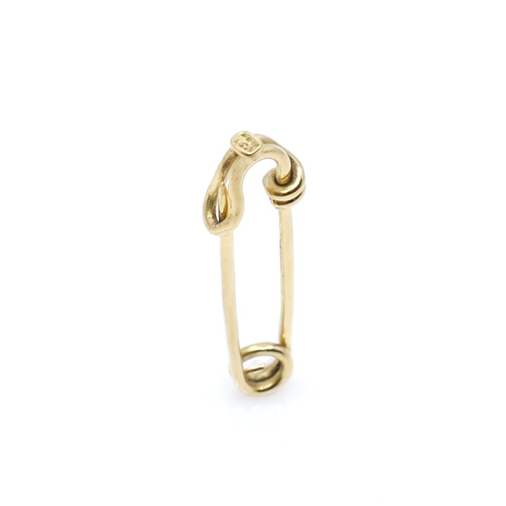 Alfiler en oro 18k amarillo. Medidas 27mm x 5mm ancho Alfiler en oro 18k amarillo. Medidas 27mm x 5mm ancho