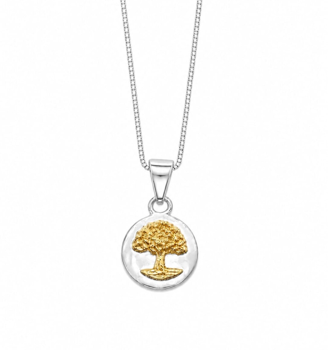 Conjunto cadena y medalla árbol de la vida 