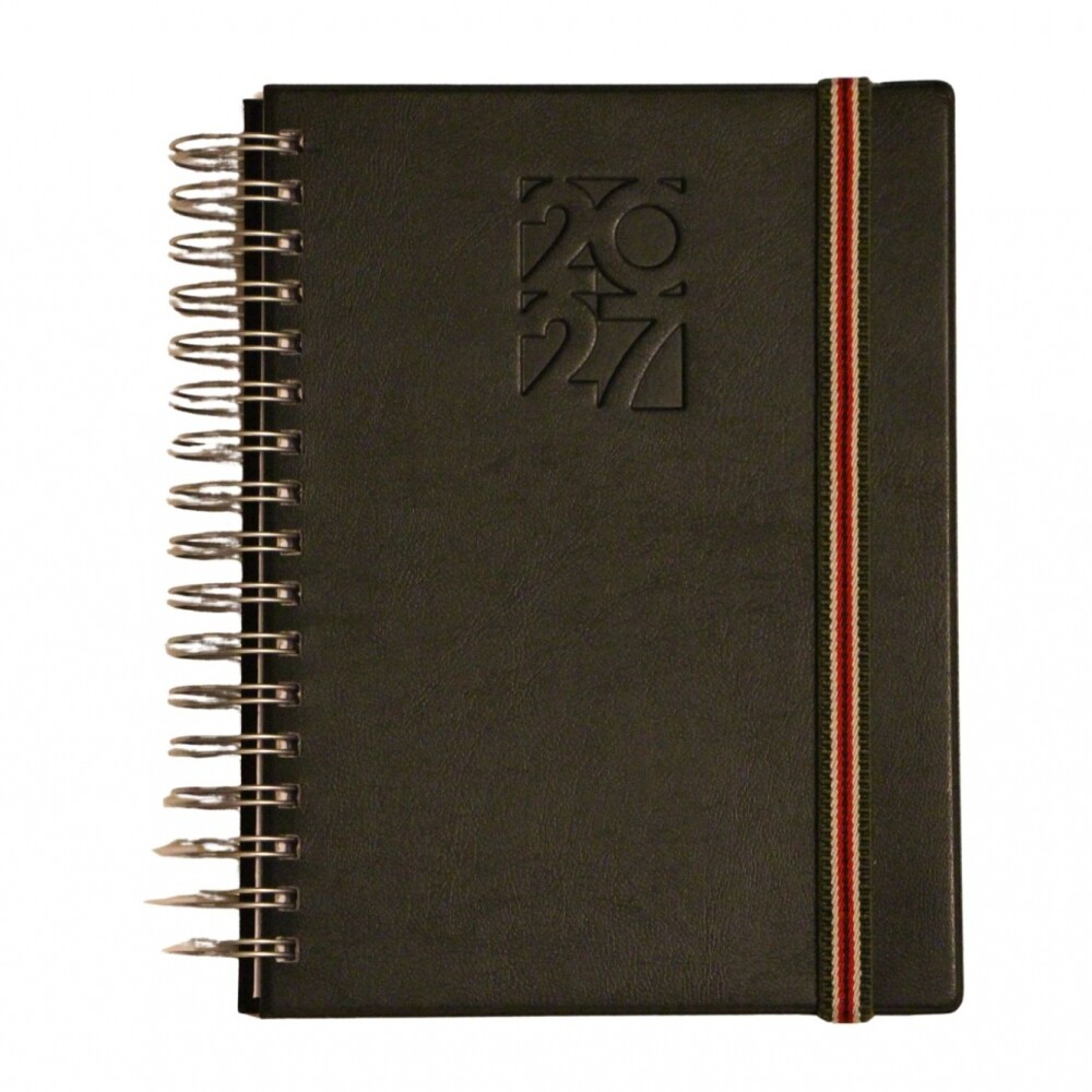 AGENDA ABEZETA 266 GIORNATTA TAPA CON RULO TAPA NEGRA