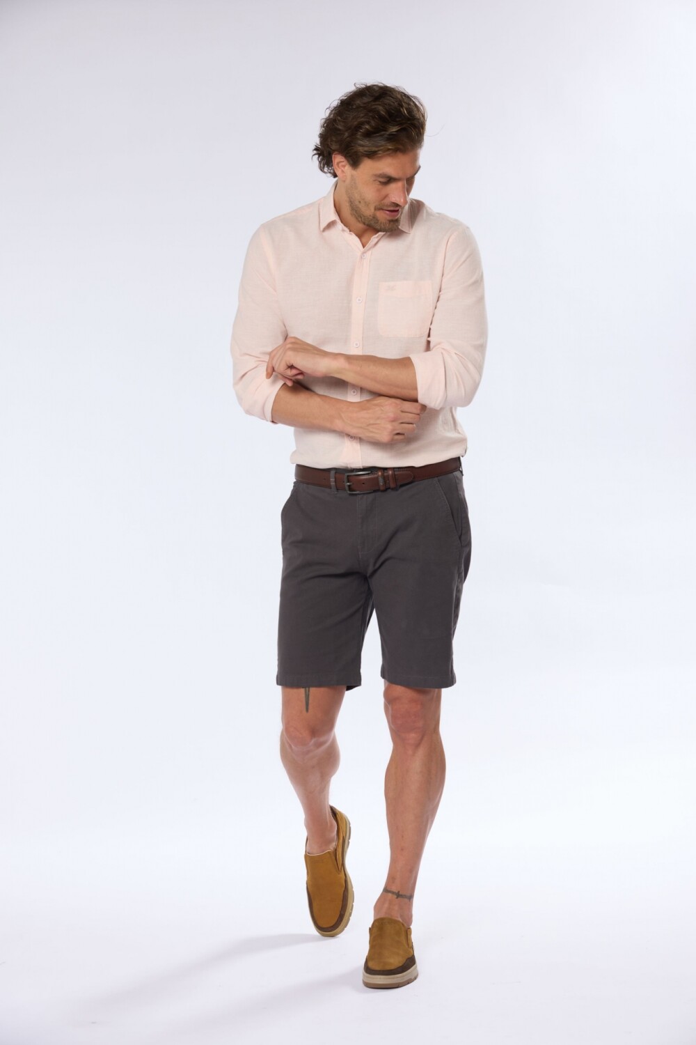 BERMUDA CLASICA Gris
