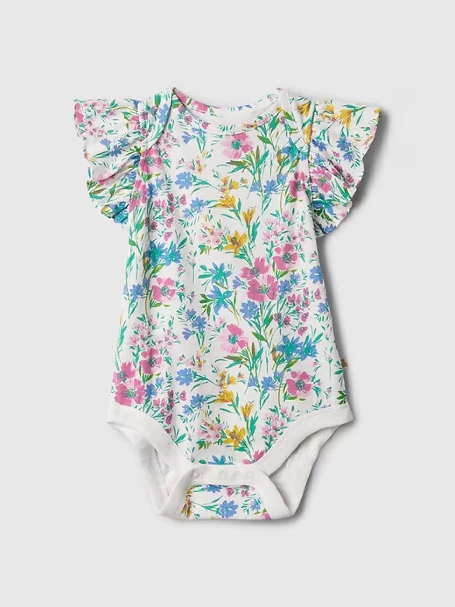 Body Graficos Manga Corta Bebe Multi Floral GAP Uruguay
