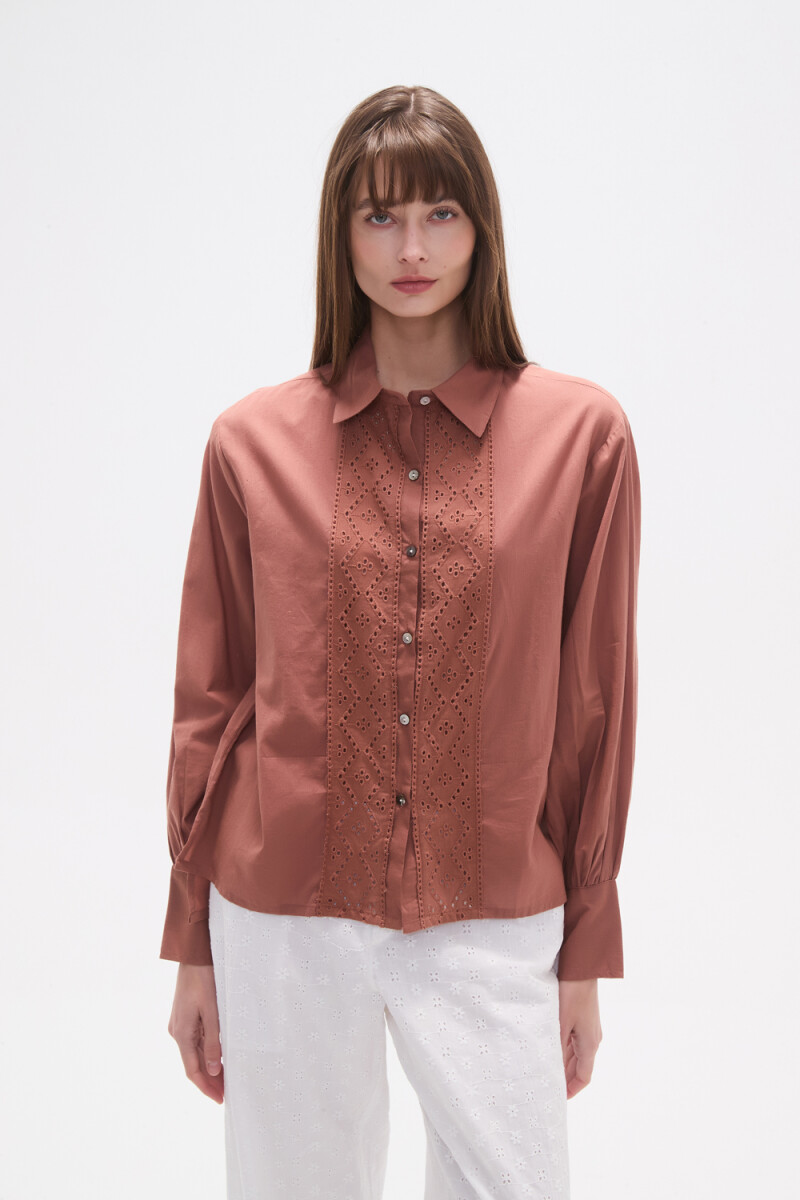 Camisa Brane - Chocolate 