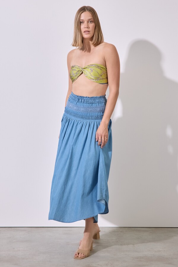 Falda Maxi Denim JEAN