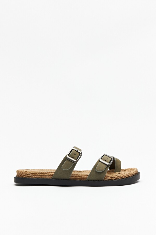 SANDALIA FOCUS Verde Oliva