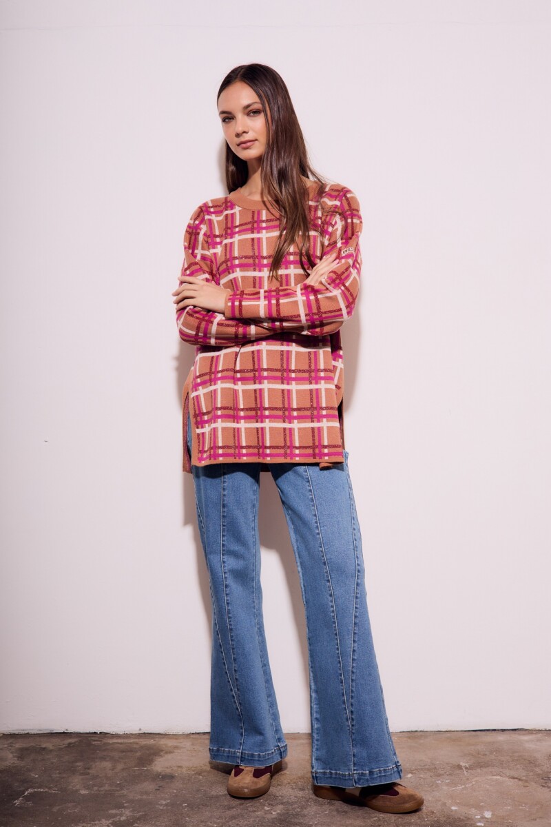 Sweater Intarsia Mocha