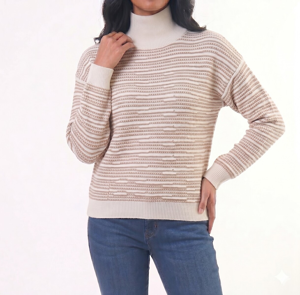 CHERRY SWEATER - KHAKI 