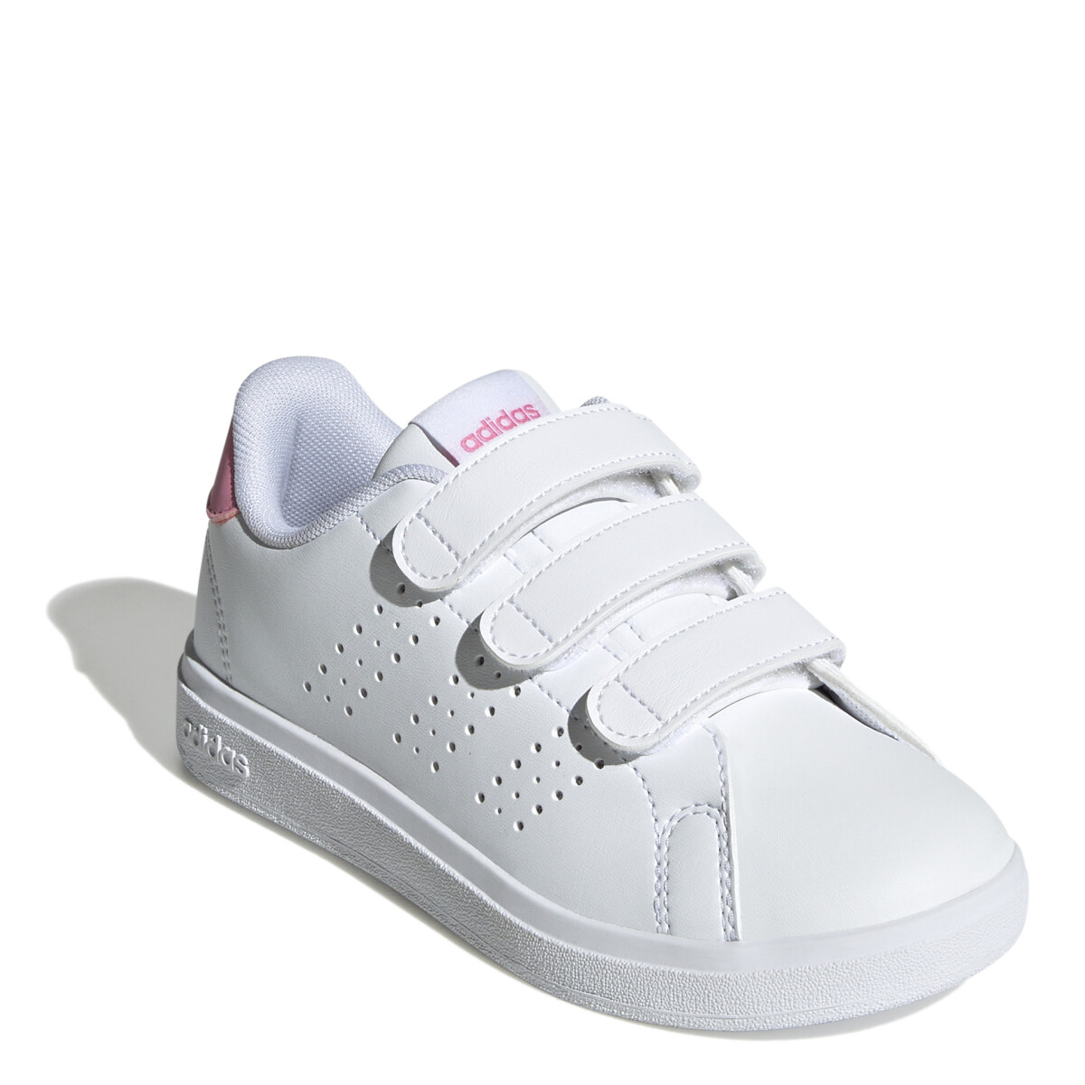 Championes Infantiles Adidas Advantage Base 2.0 - Blanco - Rosa 