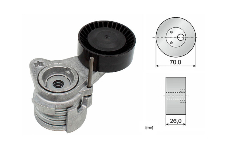 Tensor De La Correa BMW 525I (E60)/325I (E90)/X5 3.0 Si (E70)/330I (E90)/X1 28I (E84)/530 (E60) 03-15 Tensor De La Correa BMW 525I (E60)/325I (E90)/X5 3.0 Si (E70)/330I (E90)/X1 28I (E84)/530 (E60) 03-15