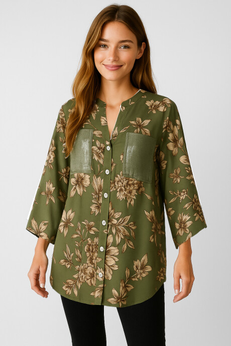 Camisa Ajusco Estampado 1