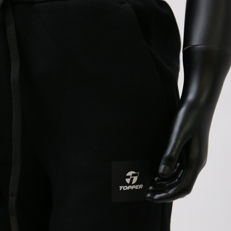 Pantalón Infantil Topper Tech Flecce Negro