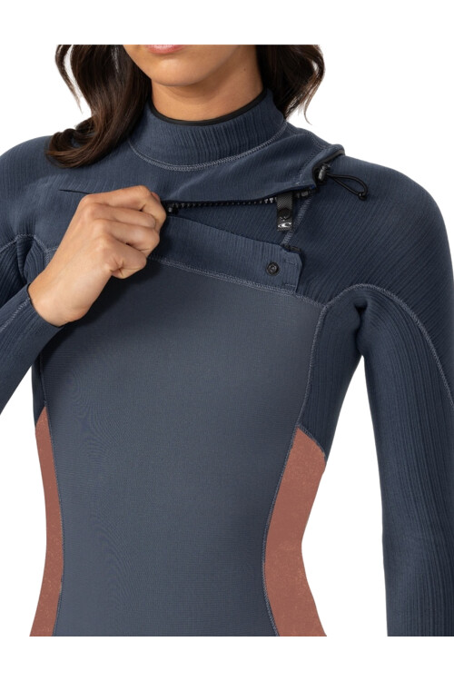 Hyperfreak Dama 2mm - Chest Zip - LS Springsuit - Gris Hyperfreak Dama 2mm - Chest Zip - LS Springsuit - Gris