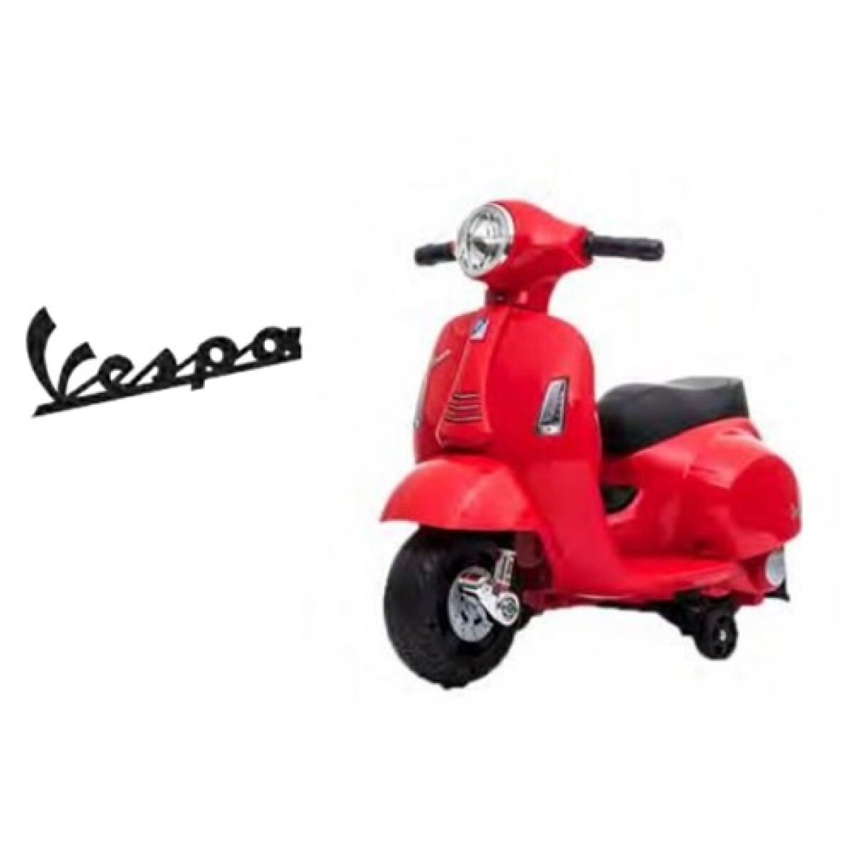 Moto Vespa a batería H1 rojo 