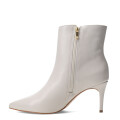 Botas de Mujer Bottero Caña Baja Y Taco Fino Marfil