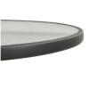 Mesa Jardin Vidrio Negra 0.80 Mesa Jardin Vidrio Negra 0.80