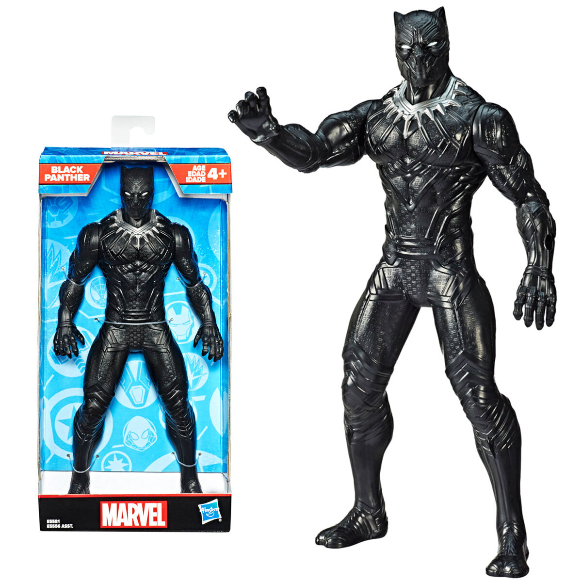 Figura Avengers Marvel Héroes 25cm Original Hasbro - Black Panther 