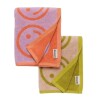 Toalla de Manos Set x2 un. 100% algodón orgánico 76x51cm Happy Lilac Ochre