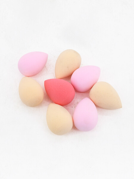 SET ESPONJAS MAQUILLAJE ROSADO